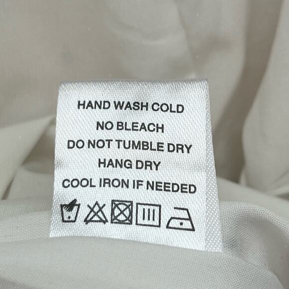 Superdown Jacelyn Wrap Mini Dress Ruffle Hem in White Black Polka Dots, Size XS - Picture 14 of 14